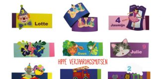 Een hippe verjaardagsmuts