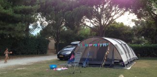 Kamperen in de nazomer