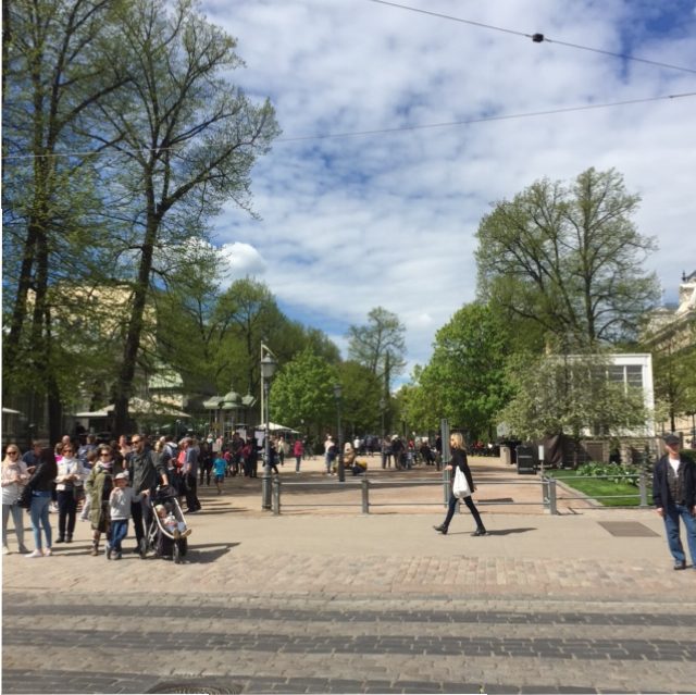 uitzicht park helsinki esplanade