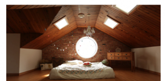 Slaapkamer op zolder