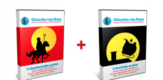 Kerstliedjes om op de gitaar te spelen