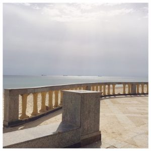 Op vakantie naar Tunesië sousse uitzicht op zee