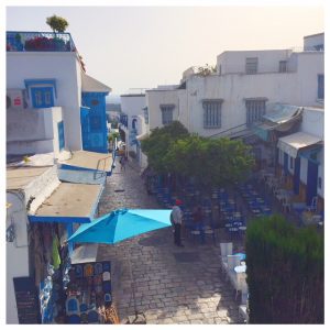 straatbeeld Sidi Bou Saïd