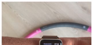 Afvallen door sporten Apple Watch hoepelen
