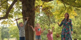 Foto weekoverzicht Judith #190 spelen in het bos van Clingendael in de herfst