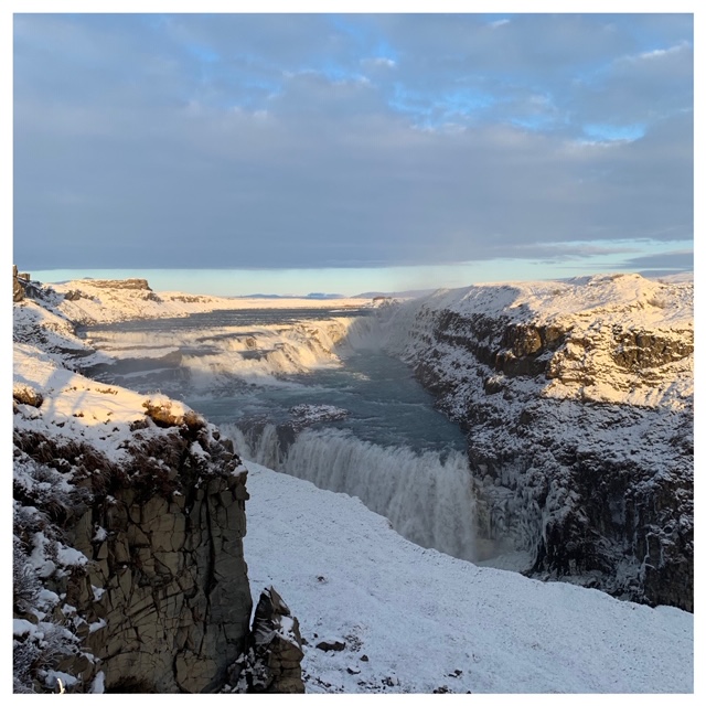 gullfoss waterval ijsland