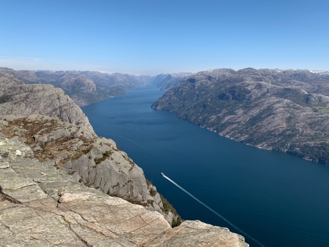 Uitzicht vanaf Preikestolen