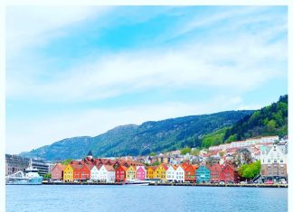 Bergen in Noorwegen met kinderen