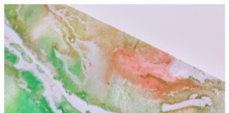 Papier marmeren met kinderen