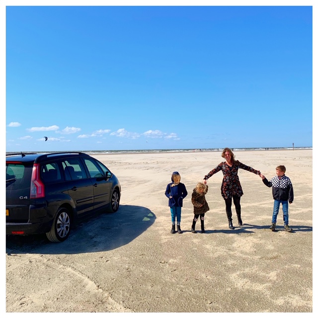 rømø auto op het strand ribe denemarken