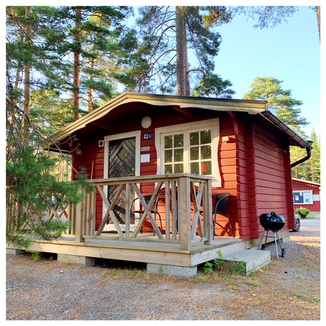 stuga zweden camping