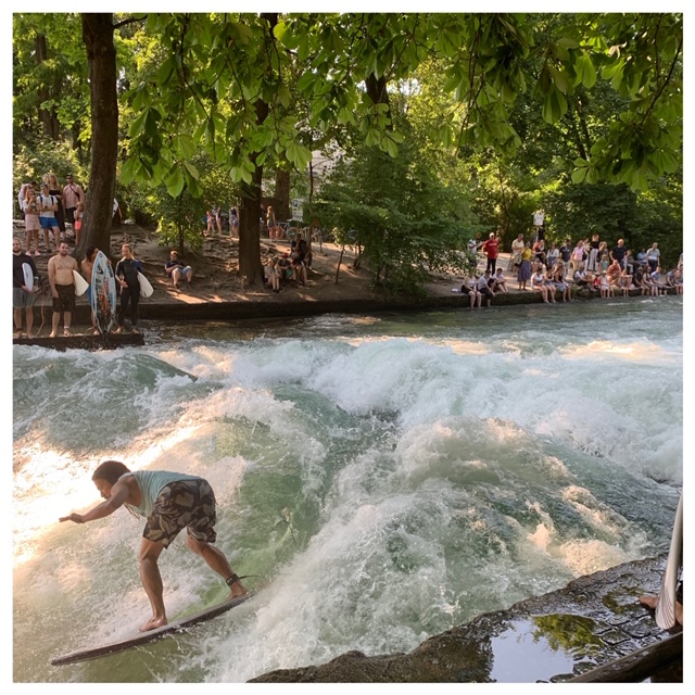 surfen in de stad München