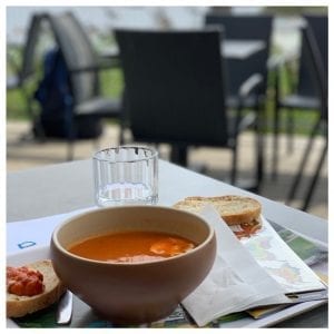 tomaten soep lunch