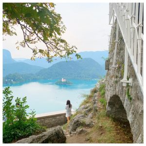 bled vanaf het kasteel