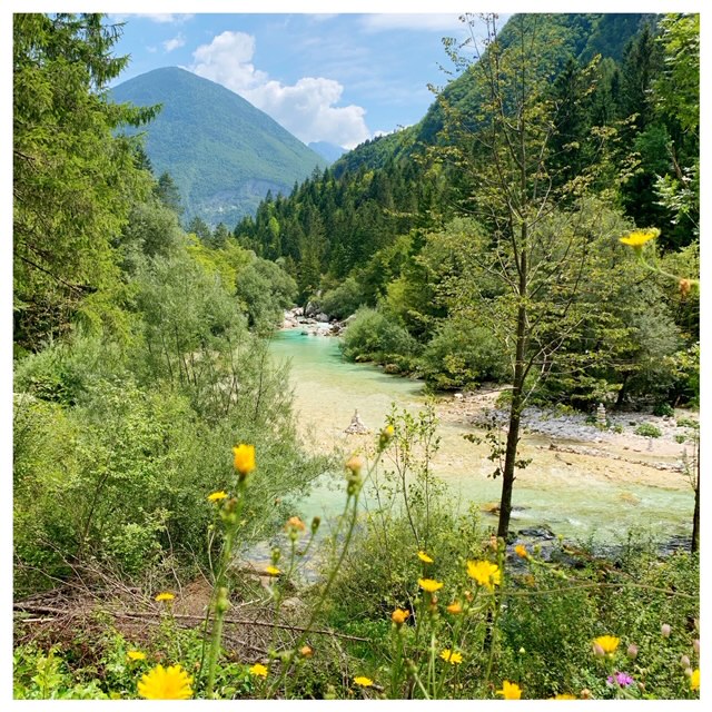 soca rivier Slovenië