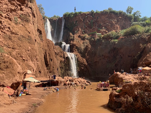 ouzoud falls zwemmen