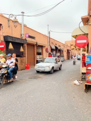 straatbeeld marokko