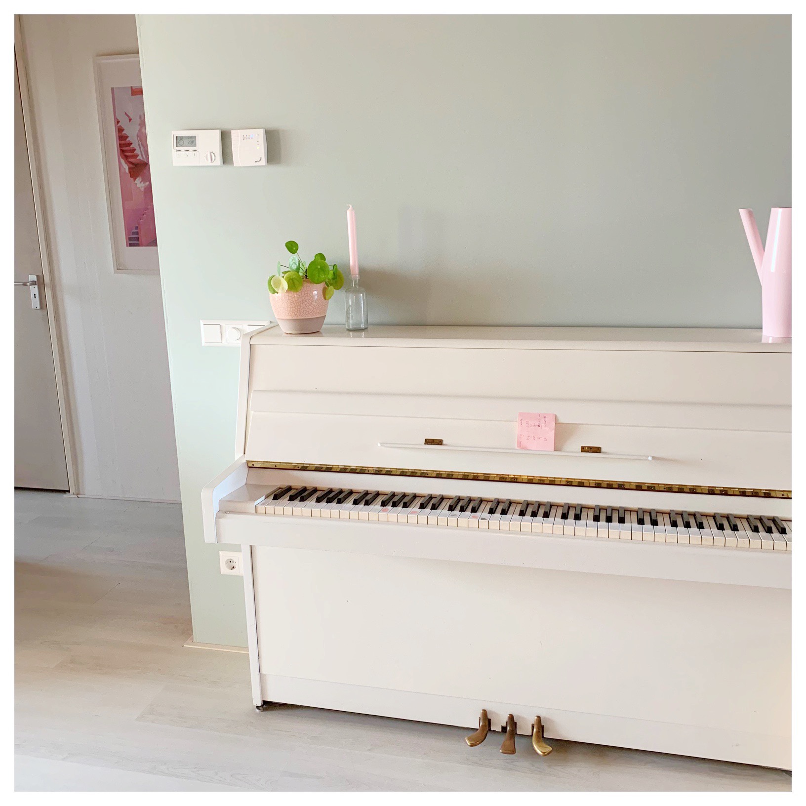 tranquil dawn flexa piano muur