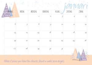 free printable kalender 2020