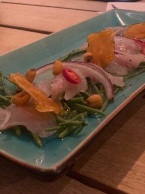 ceviche lot en de walvis