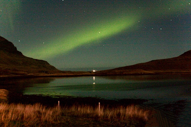 noorderlicht snaefellsness meer