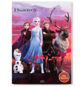 Frozen adventskalender chocolade