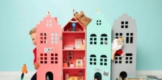 Houten grachtenpandjes van de HEMA Houten grachtenpandjes van de HEMA