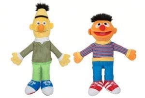 knuffelpop bert en ernie