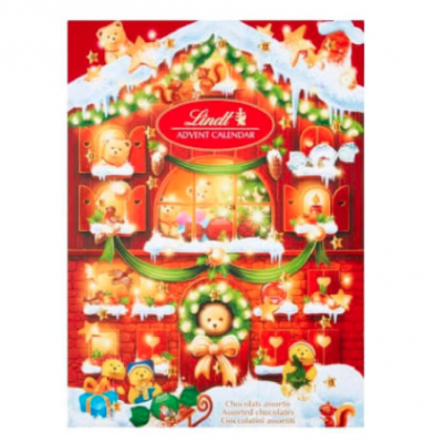 Lindt adventskalender met chocola