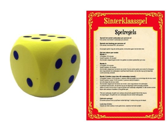 sinterklaas dobbelspel pakjesavond