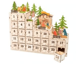 houten adventskalender kastje small