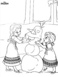 kleurplaat-kleine-anna-en-elsa-frozen-2