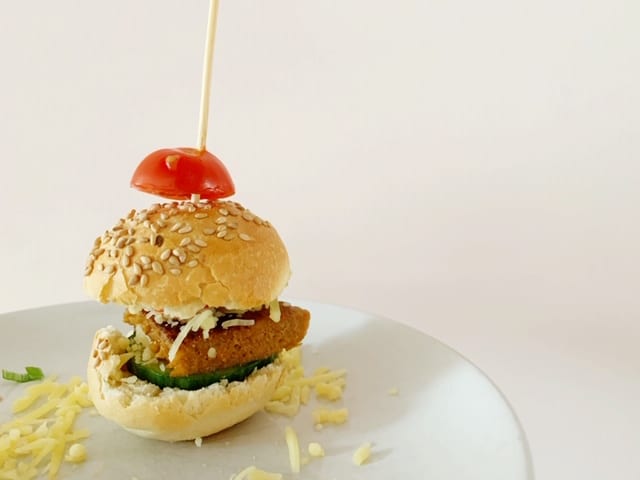 vega mini burgertjes vegetarisch gourmetten