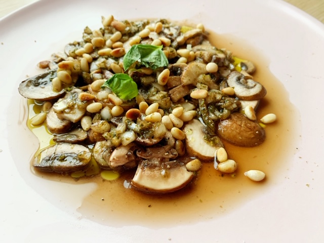 champignon carpaccio