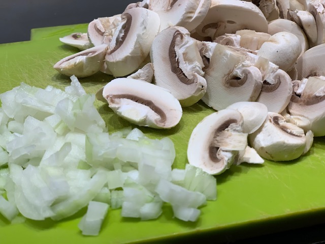 champignon en uitjes