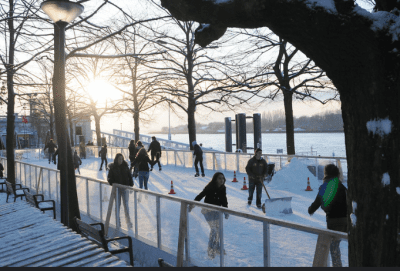 schaatsbaan antwerpen langs de schelde