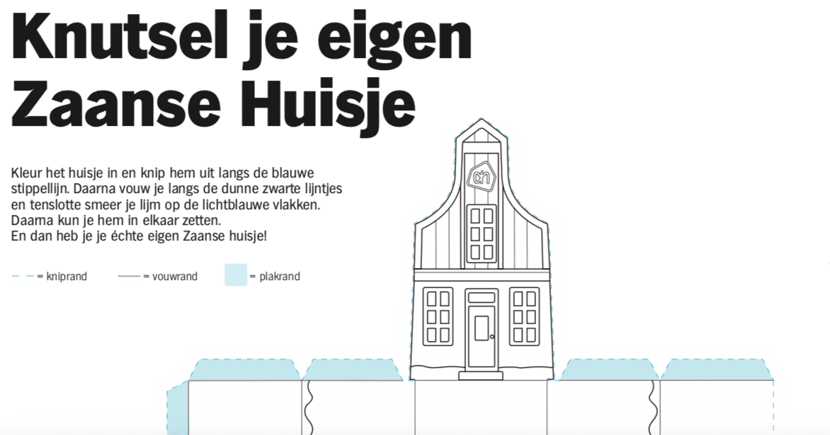 knutsel je eigen zaanse huisje