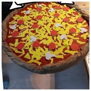 Sinterklaas surprise ideeën pizza