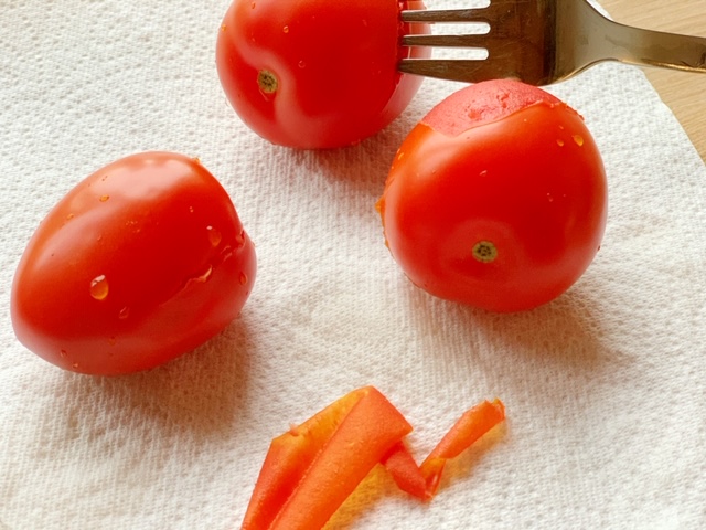 tomaten ontvellen