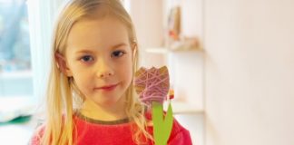 Foto weekoverzicht Judith #262 Fee tulp knutselen