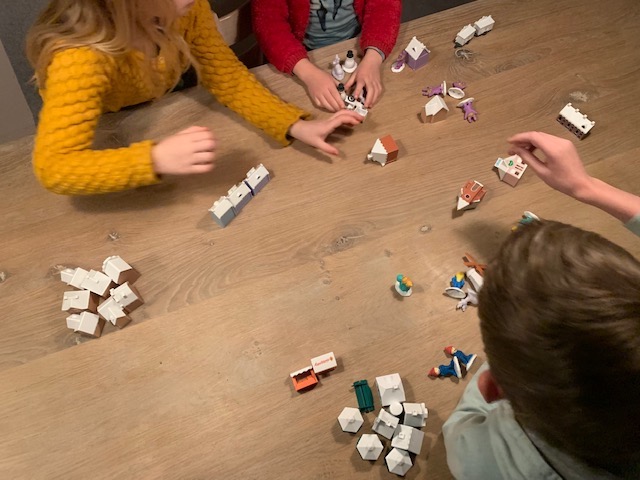 Spelletjes met de ah huisjes dobbelspel