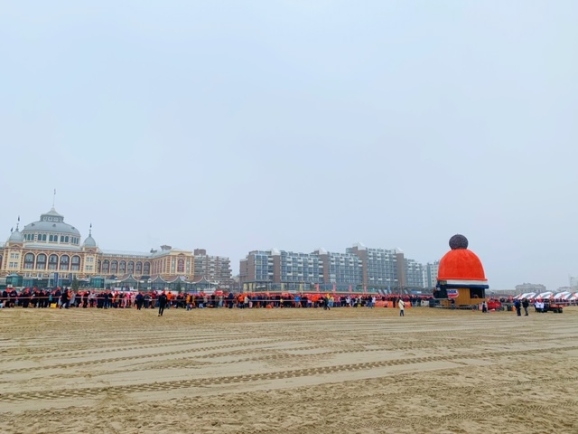 strand vol oranje unox mutsen