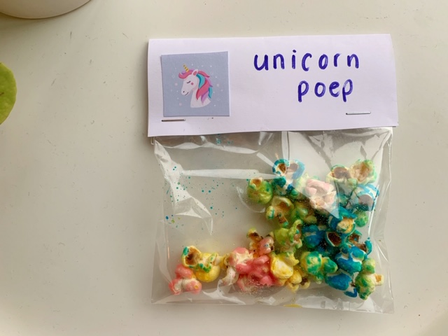 unicorn poep traktatie