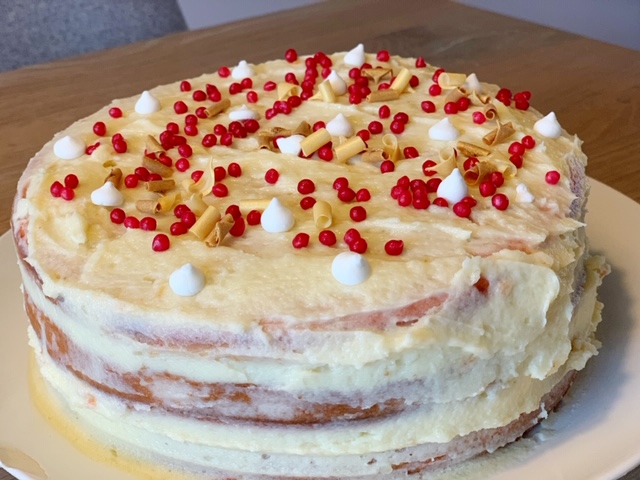 Pink Velvet Cake voor Valentijnsdag