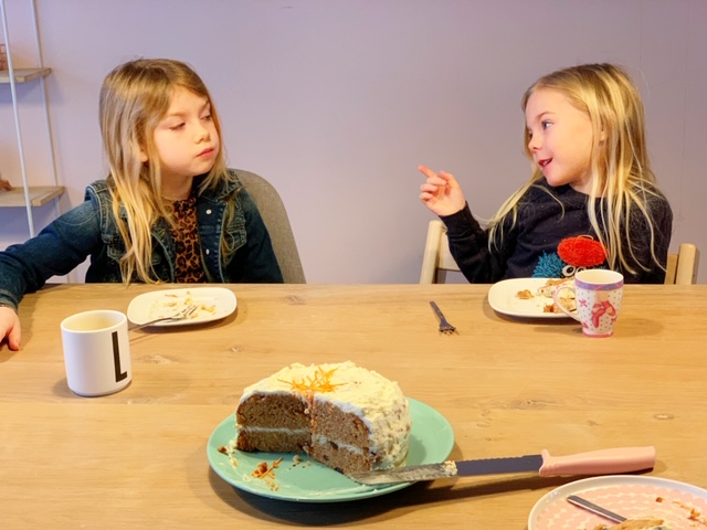 carrot cake als ontbijt