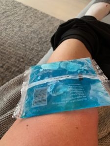 ijs op de knie pijn na hardlopen