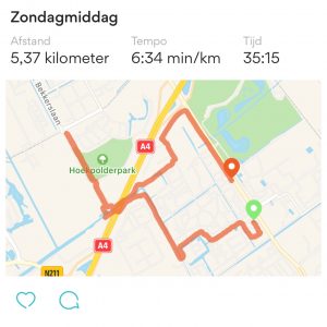 looprondje met pijn feb 2020