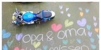 Stoepkrijten voor opa’s en oma’s tijdens de coronacrisis Stoepkrijten voor opa's en oma's tijdens de coronacrisis