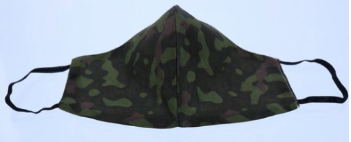 mondkapjes voor kinderen camouflage legerprint