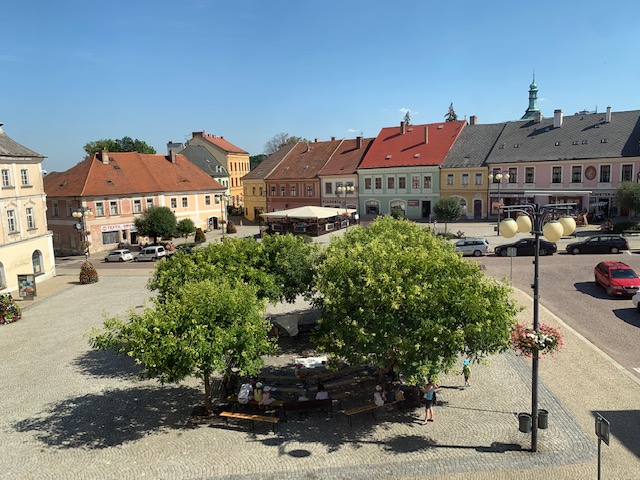 uitzicht plein kutna hora vanafhotel